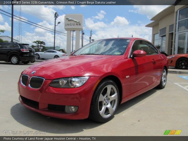 Front 3/4 View of 2009 3 Series 328i Convertible