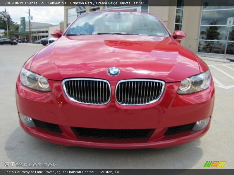 Crimson Red / Cream Beige Dakota Leather 2009 BMW 3 Series 328i Convertible