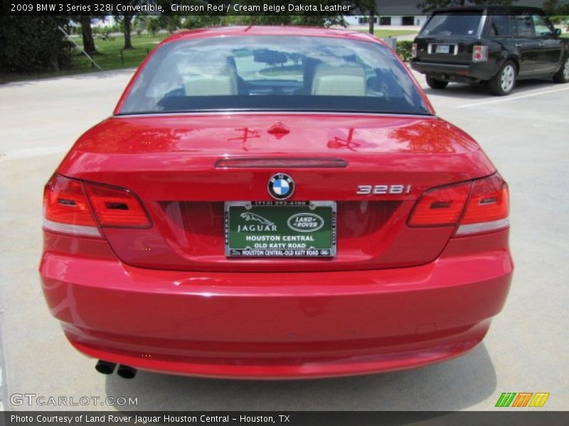 Crimson Red / Cream Beige Dakota Leather 2009 BMW 3 Series 328i Convertible
