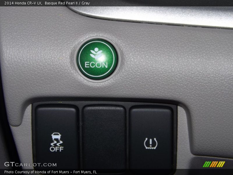 Basque Red Pearl II / Gray 2014 Honda CR-V LX