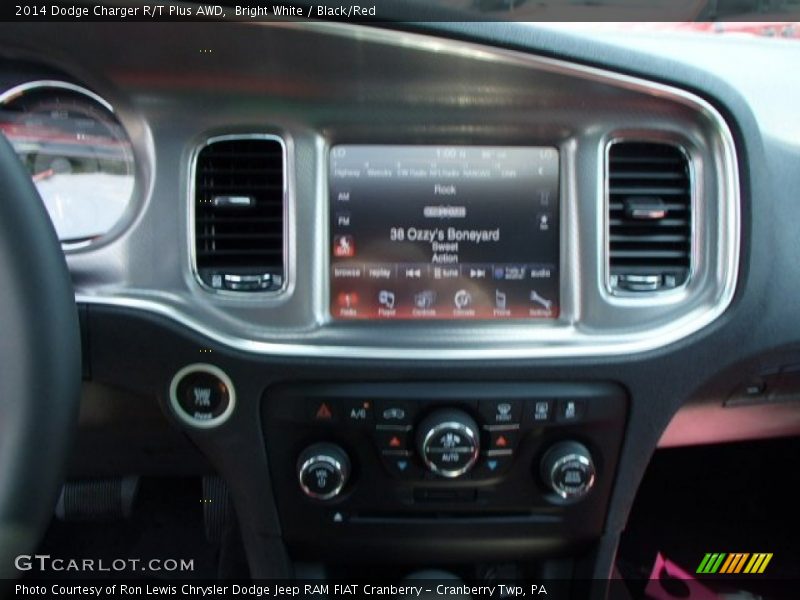 Bright White / Black/Red 2014 Dodge Charger R/T Plus AWD
