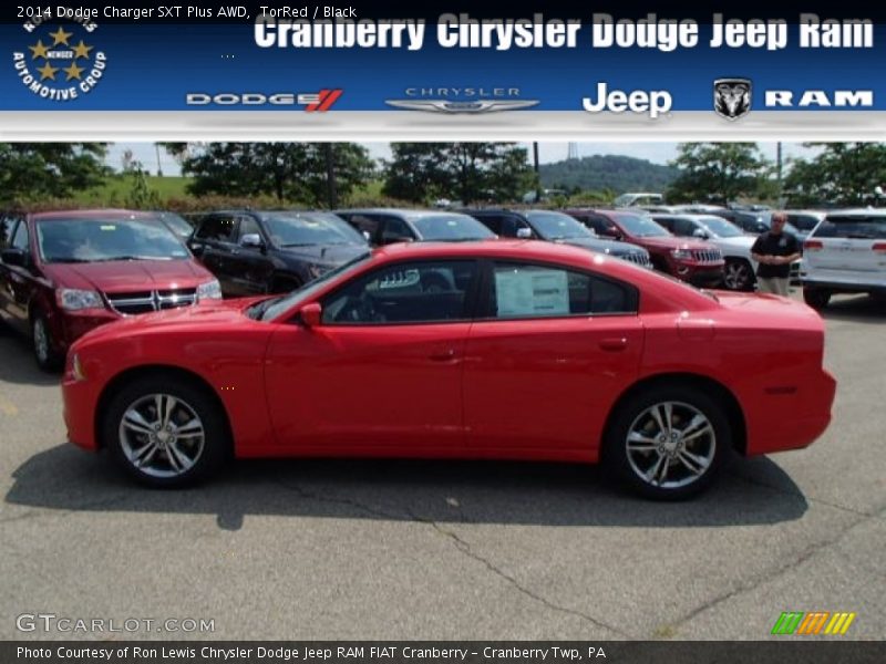TorRed / Black 2014 Dodge Charger SXT Plus AWD