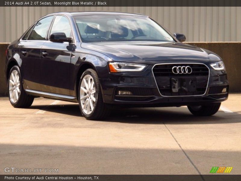 Moonlight Blue Metallic / Black 2014 Audi A4 2.0T Sedan