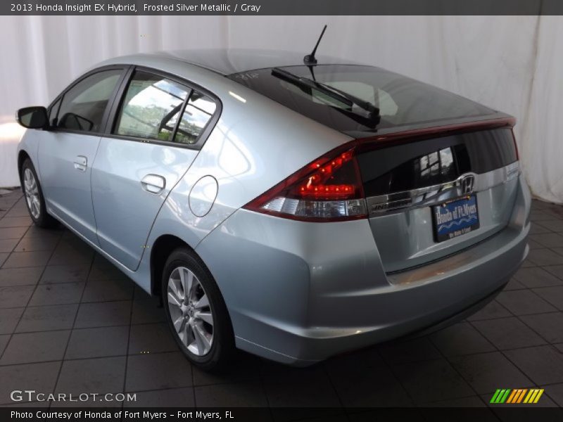 Frosted Silver Metallic / Gray 2013 Honda Insight EX Hybrid