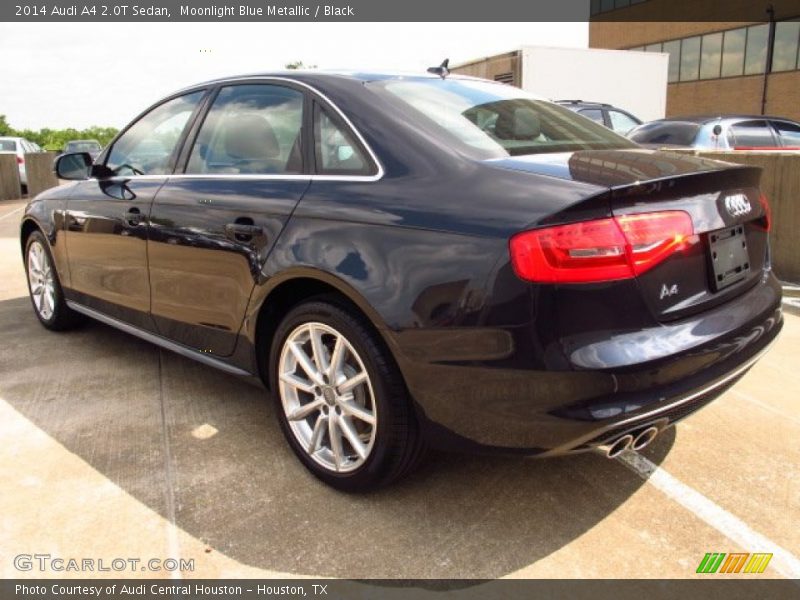 Moonlight Blue Metallic / Black 2014 Audi A4 2.0T Sedan
