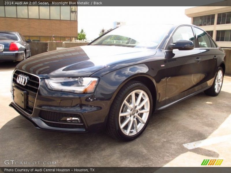 Moonlight Blue Metallic / Black 2014 Audi A4 2.0T Sedan
