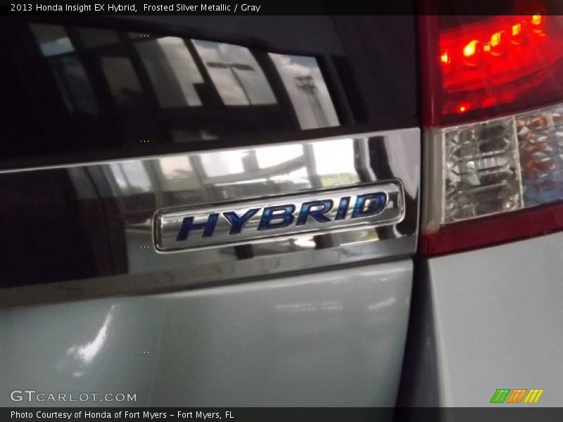 Frosted Silver Metallic / Gray 2013 Honda Insight EX Hybrid
