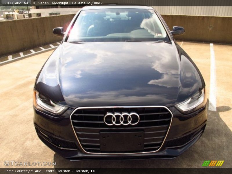 Moonlight Blue Metallic / Black 2014 Audi A4 2.0T Sedan