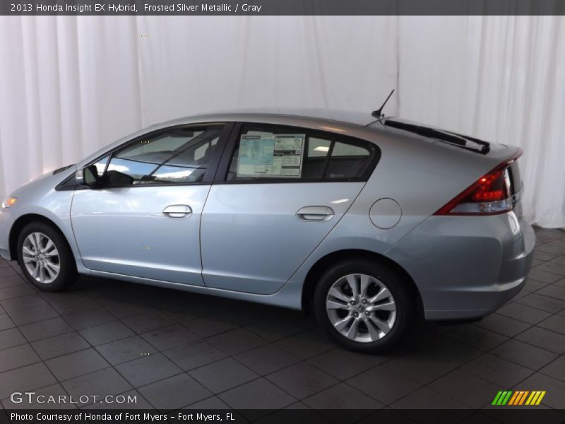 Frosted Silver Metallic / Gray 2013 Honda Insight EX Hybrid