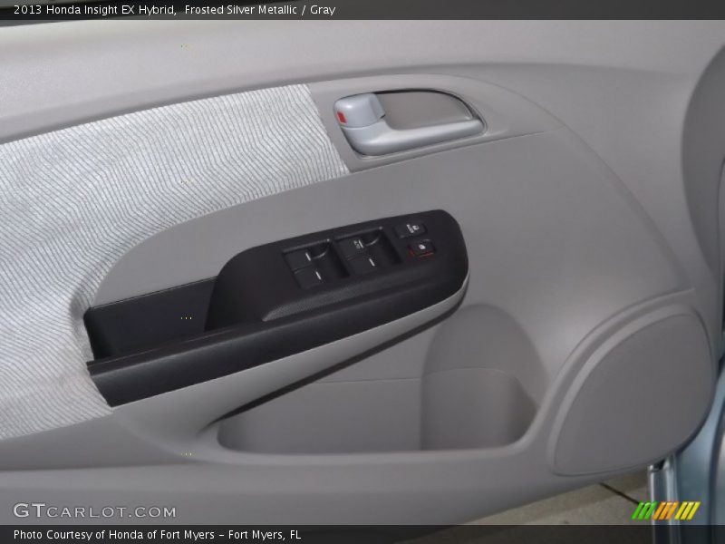 Frosted Silver Metallic / Gray 2013 Honda Insight EX Hybrid