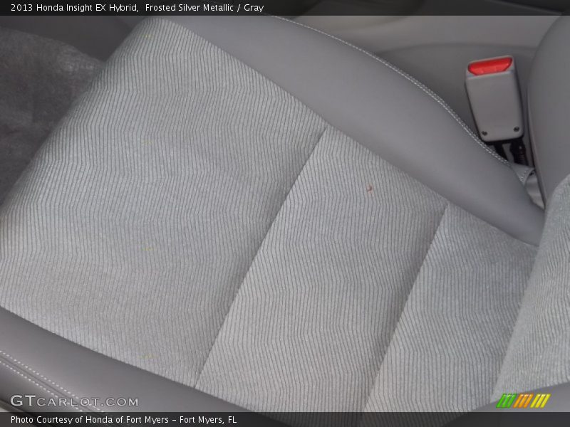 Frosted Silver Metallic / Gray 2013 Honda Insight EX Hybrid