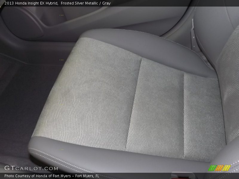 Frosted Silver Metallic / Gray 2013 Honda Insight EX Hybrid