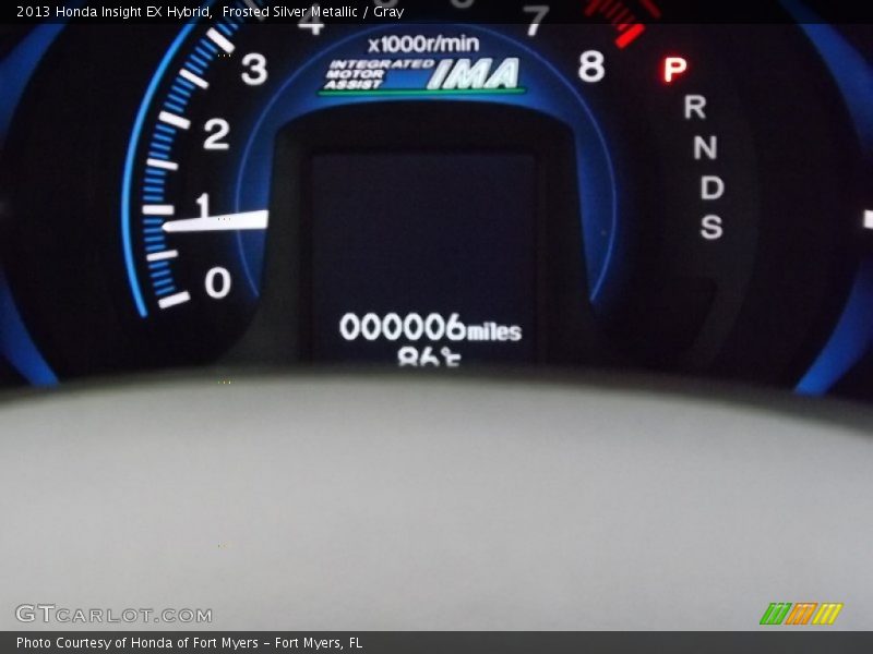 Frosted Silver Metallic / Gray 2013 Honda Insight EX Hybrid