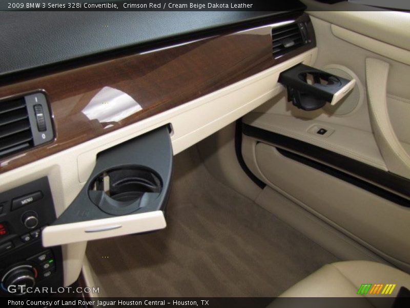 Crimson Red / Cream Beige Dakota Leather 2009 BMW 3 Series 328i Convertible