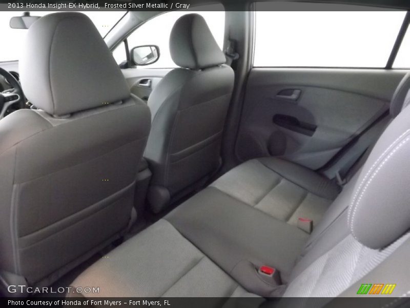 Frosted Silver Metallic / Gray 2013 Honda Insight EX Hybrid