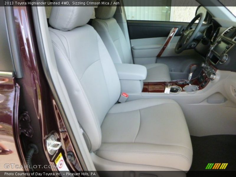 Sizzling Crimson Mica / Ash 2013 Toyota Highlander Limited 4WD
