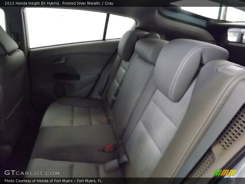 Frosted Silver Metallic / Gray 2013 Honda Insight EX Hybrid