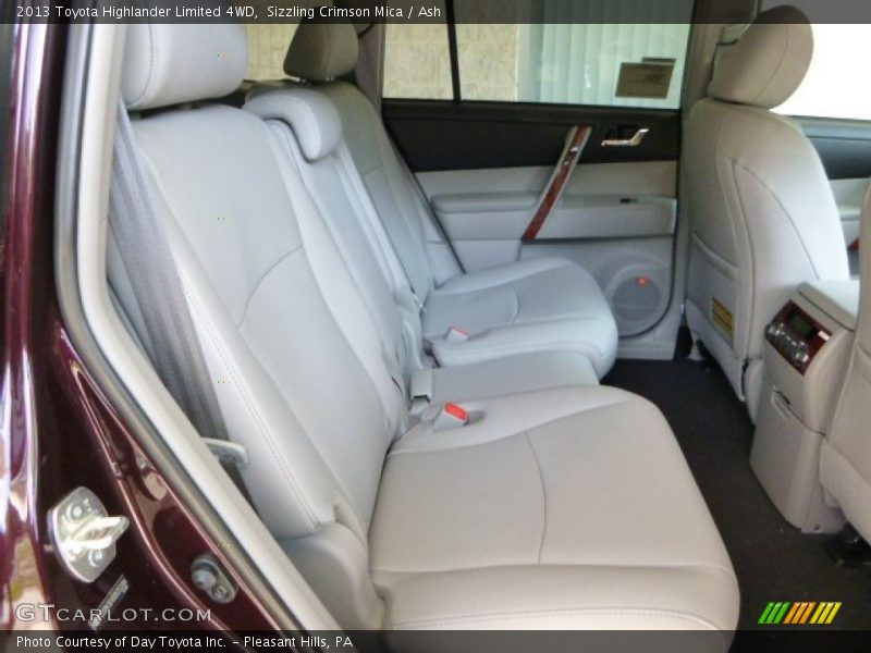 Sizzling Crimson Mica / Ash 2013 Toyota Highlander Limited 4WD