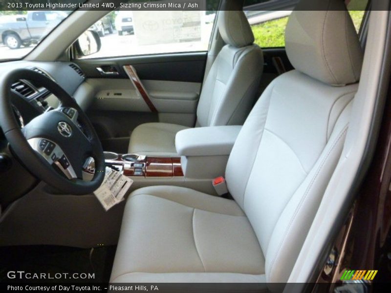 Sizzling Crimson Mica / Ash 2013 Toyota Highlander Limited 4WD