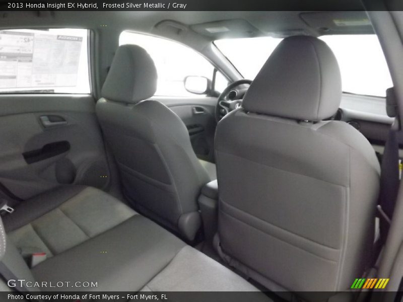 Frosted Silver Metallic / Gray 2013 Honda Insight EX Hybrid