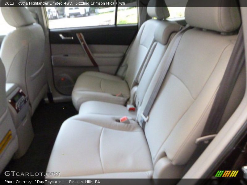 Sizzling Crimson Mica / Ash 2013 Toyota Highlander Limited 4WD