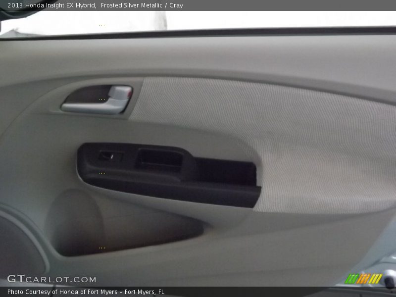 Frosted Silver Metallic / Gray 2013 Honda Insight EX Hybrid