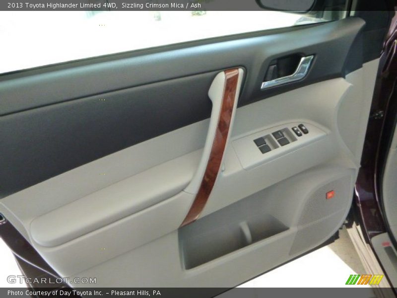 Sizzling Crimson Mica / Ash 2013 Toyota Highlander Limited 4WD