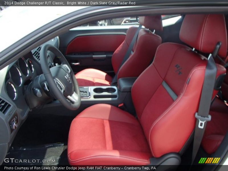 Front Seat of 2014 Challenger R/T Classic