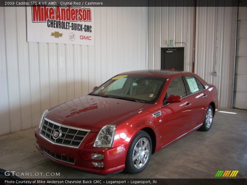 Crystal Red / Cashmere 2009 Cadillac STS 4 V6 AWD