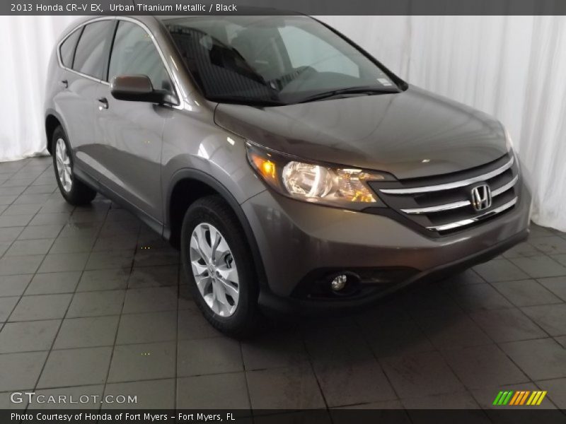 Urban Titanium Metallic / Black 2013 Honda CR-V EX