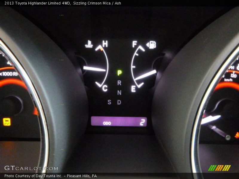 Sizzling Crimson Mica / Ash 2013 Toyota Highlander Limited 4WD