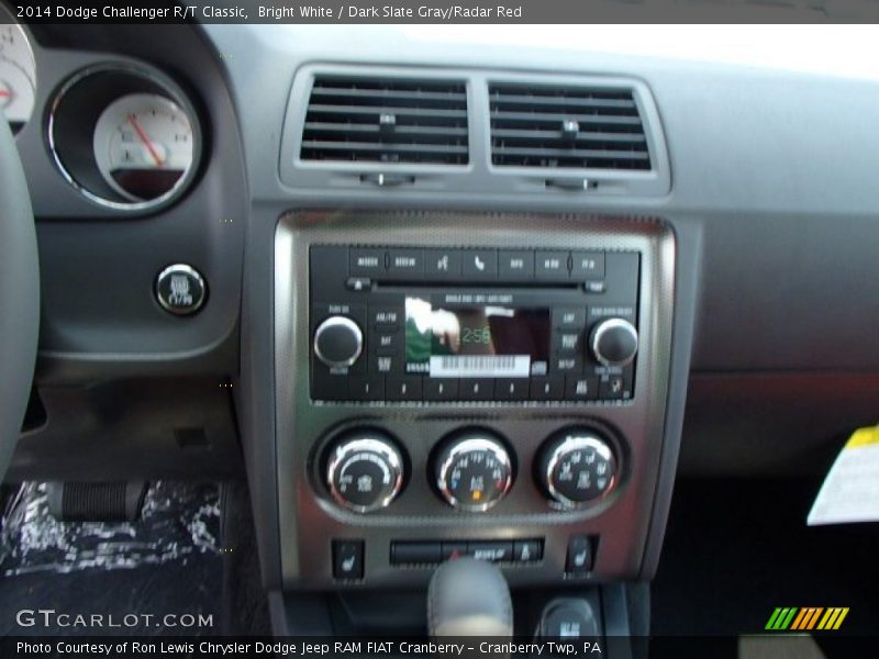 Bright White / Dark Slate Gray/Radar Red 2014 Dodge Challenger R/T Classic