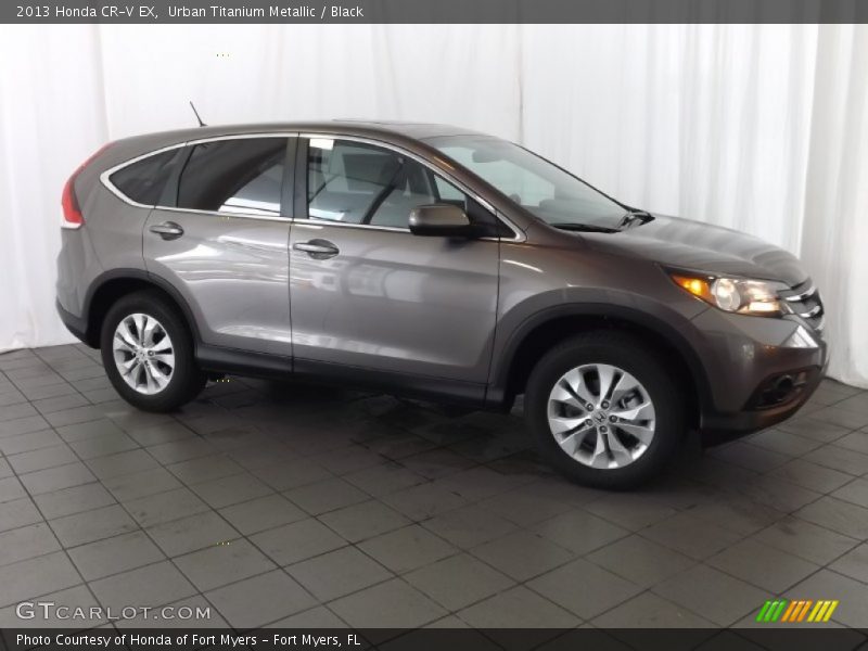 Urban Titanium Metallic / Black 2013 Honda CR-V EX