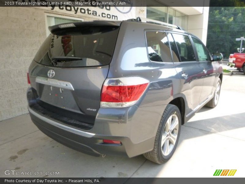 Magnetic Gray Metallic / Ash 2013 Toyota Highlander Limited 4WD