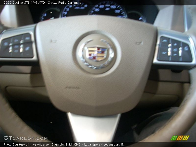 Crystal Red / Cashmere 2009 Cadillac STS 4 V6 AWD
