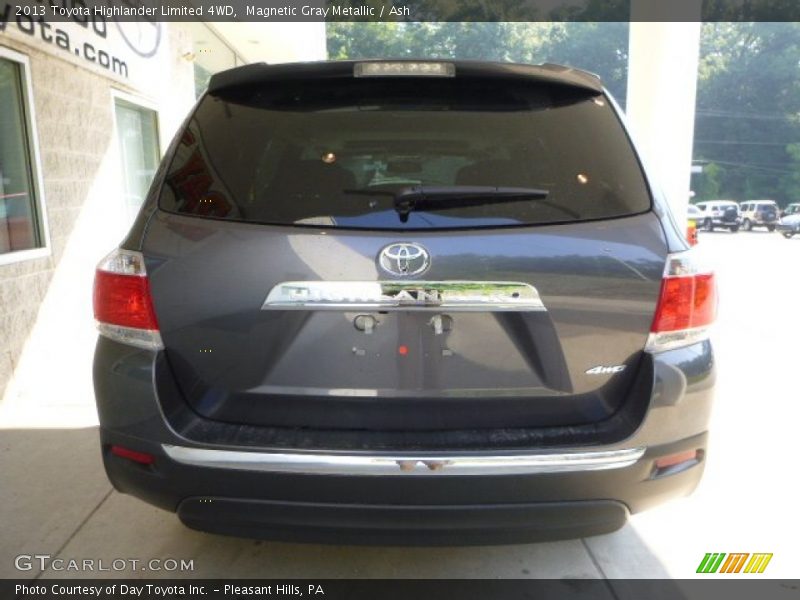 Magnetic Gray Metallic / Ash 2013 Toyota Highlander Limited 4WD