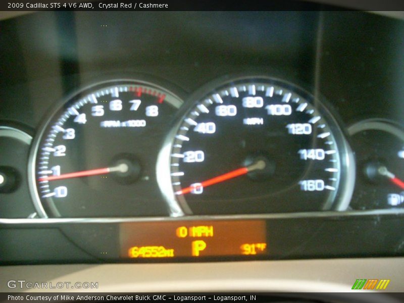 Crystal Red / Cashmere 2009 Cadillac STS 4 V6 AWD