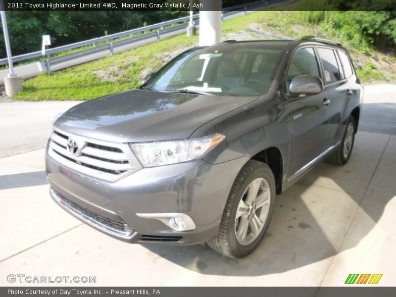 Magnetic Gray Metallic / Ash 2013 Toyota Highlander Limited 4WD