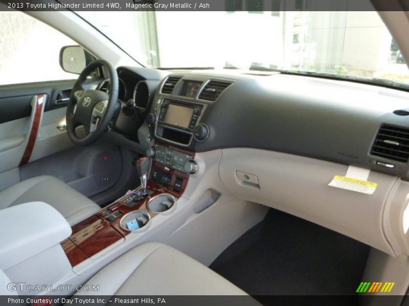 Magnetic Gray Metallic / Ash 2013 Toyota Highlander Limited 4WD