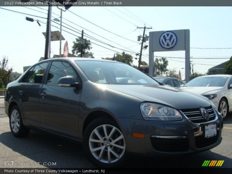 Platinum Grey Metallic / Titan Black 2010 Volkswagen Jetta SE Sedan