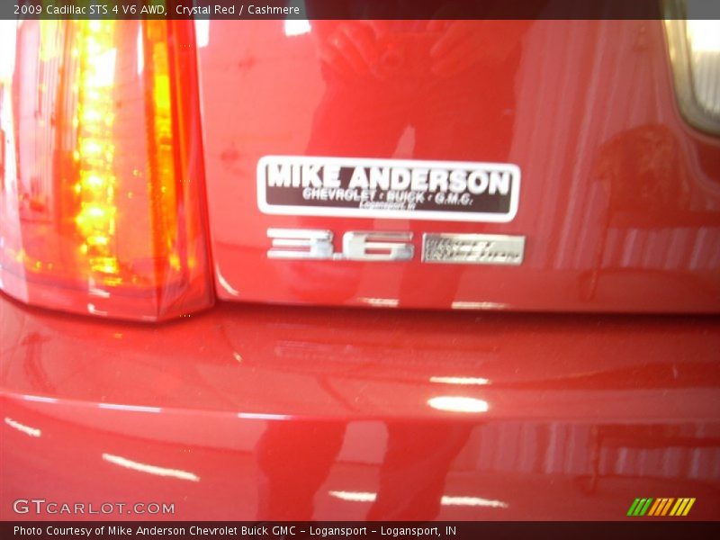 Crystal Red / Cashmere 2009 Cadillac STS 4 V6 AWD