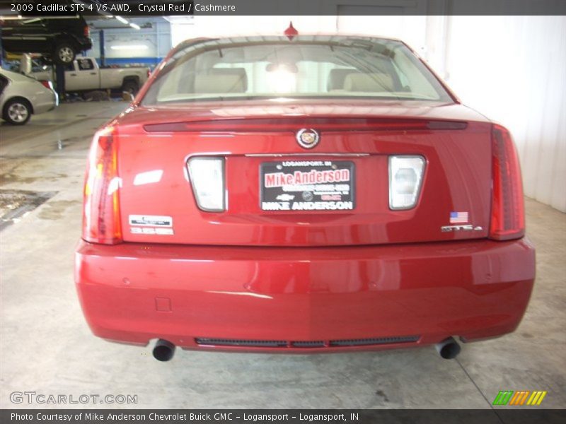 Crystal Red / Cashmere 2009 Cadillac STS 4 V6 AWD