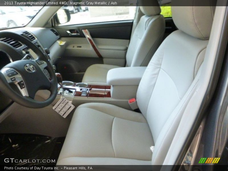 Magnetic Gray Metallic / Ash 2013 Toyota Highlander Limited 4WD