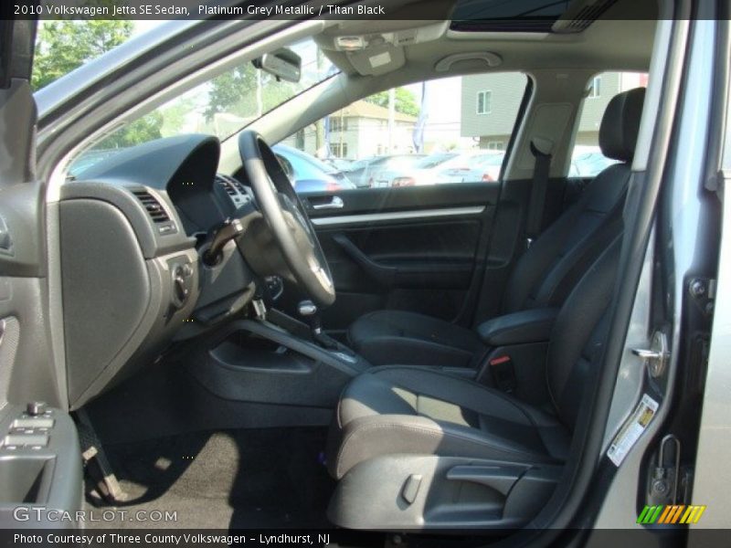 Platinum Grey Metallic / Titan Black 2010 Volkswagen Jetta SE Sedan