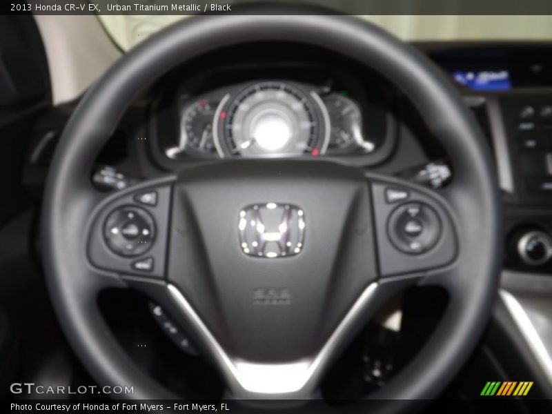 Urban Titanium Metallic / Black 2013 Honda CR-V EX