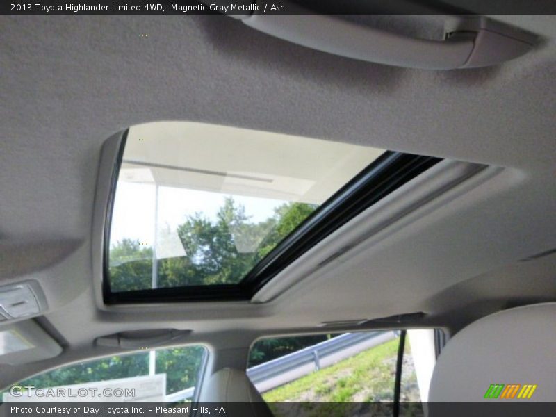 Magnetic Gray Metallic / Ash 2013 Toyota Highlander Limited 4WD