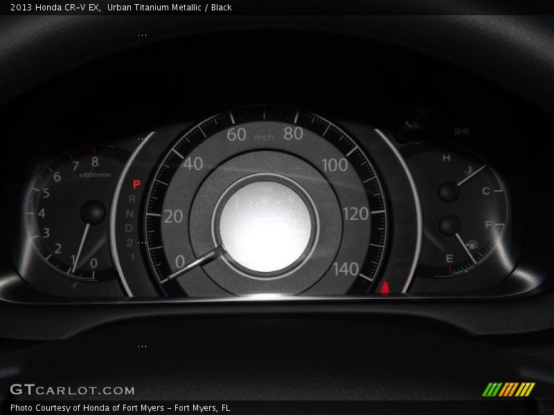 Urban Titanium Metallic / Black 2013 Honda CR-V EX