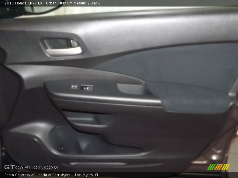 Urban Titanium Metallic / Black 2013 Honda CR-V EX