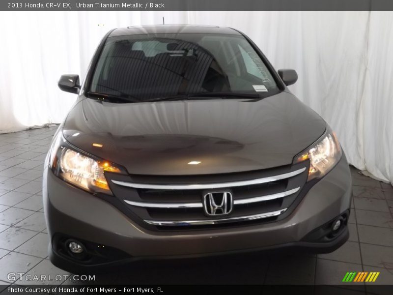 Urban Titanium Metallic / Black 2013 Honda CR-V EX