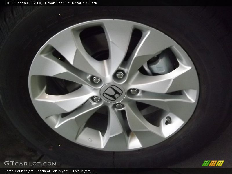 Urban Titanium Metallic / Black 2013 Honda CR-V EX